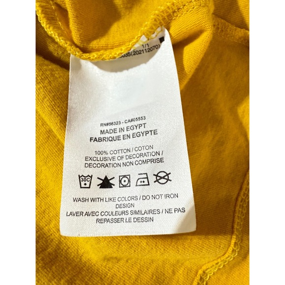 Nike‎ The Nike Tee T-Shirt Mens Gold Graphic Logo Cotton Short Sleeve XL - Picture 5 of 10